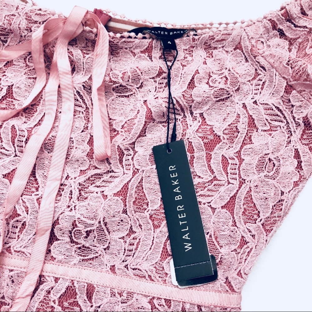 Walter Baker Serena Off-the-shoulder Lace Dress - Picture 5 of 5